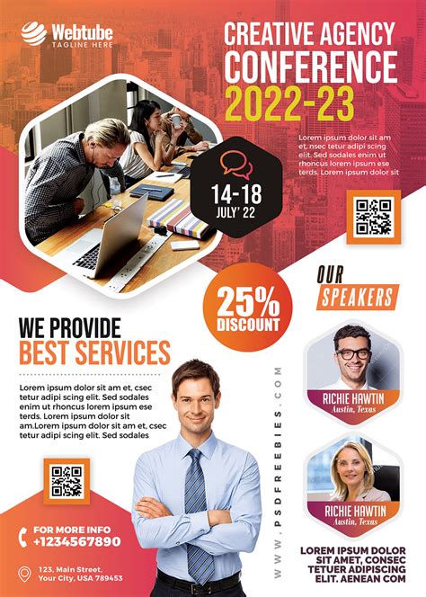 Business Seminar Promotion Flyer Psd Template Preview