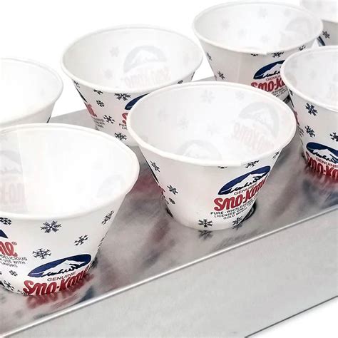 8 Cup Snow Cone Counter Tray Holder Fun Party Food