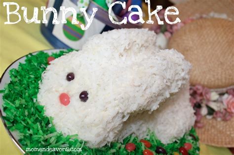 Grease an easter bunny pan with butter and dust with almonds. Coconut Bunny Cake-An Easter Tradition