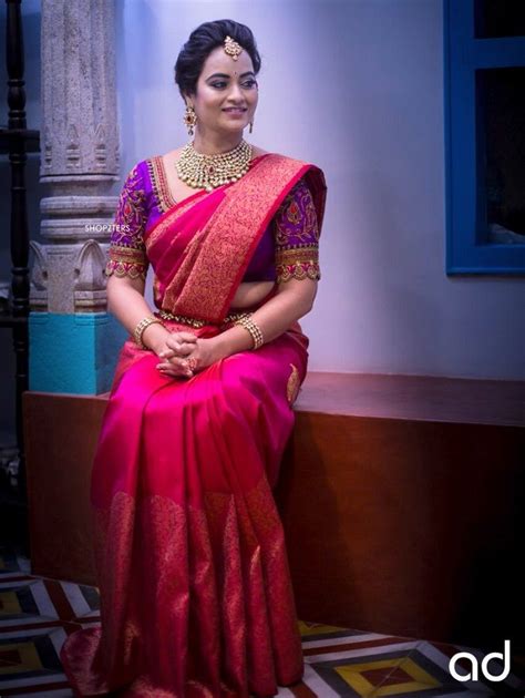 Exquisite Pink Color Sarees For You Brides Pink Me This Wedding Season Silk Saree Blouse
