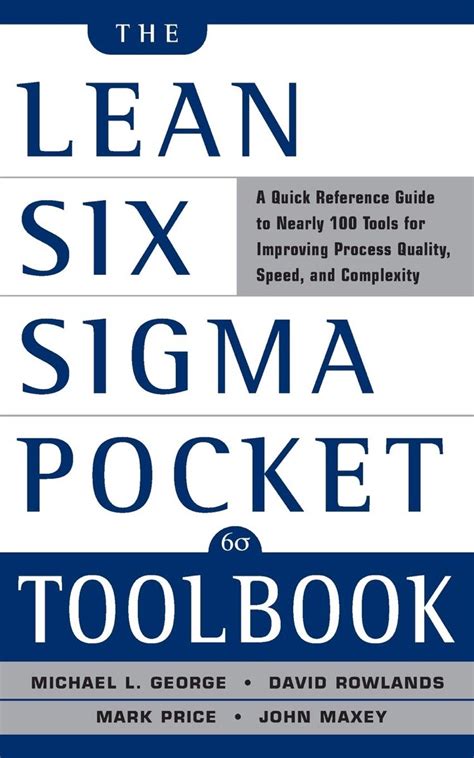 Libro The Lean Six Sigma Pocket Toolbook Dhl Env O Gratis