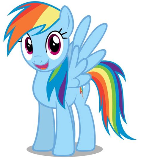 The princess gives twilight the task of learning about friendship and sends her and her assistant, a baby dragon named spike, to ponyville. My Little Pony Rainbow Dash Character Name - My Little ...