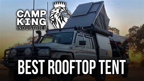 australian made rooftop tent camp king industries youtube