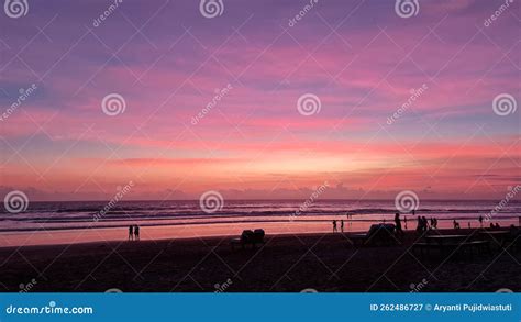 Kayu Aya Petitenget Beach Sunset Bali Imagen De Archivo Imagen De