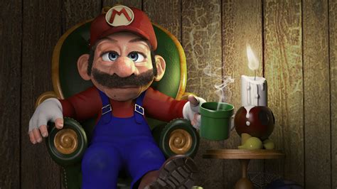 Super Mario 4k Cartoon Characters