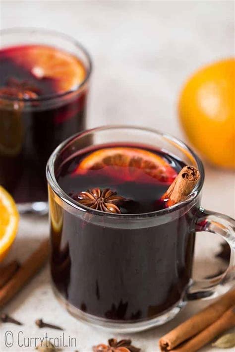 Simple Mulled Wine Recipe Gluhwein Curry Trail