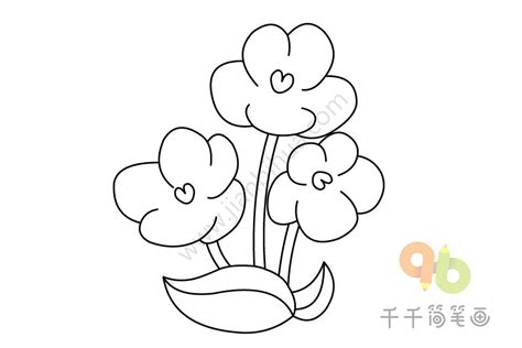 教你画12种简单又好看的花朵简笔画花朵