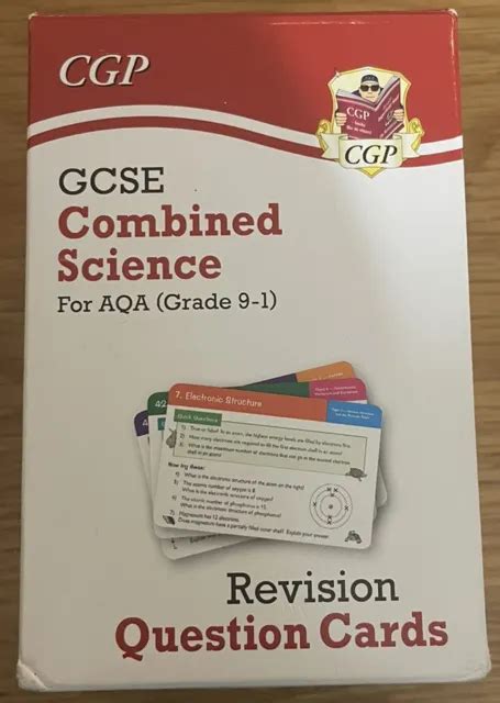 Gcse Aqa Combined Science Revision Cards All In One Chemistry Biology