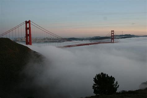 Bay Area Fog Golden Gate Bridge Photograph By Prints365 Fine Art America