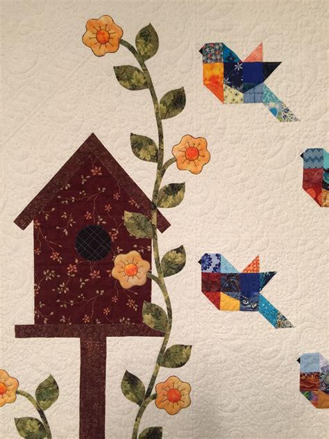 Bluebirds Fly Blue Bird Bird Quilt Cute Quilts