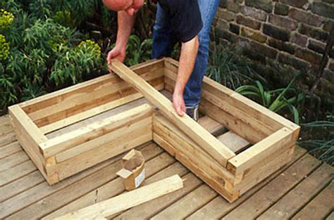 How to make a wooden planter | Diy wooden planters, Wooden garden
