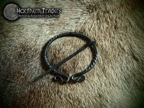 Hand Forged Annular Cloak Pin Brooch Omega Buckle Norse Viking Vikings
