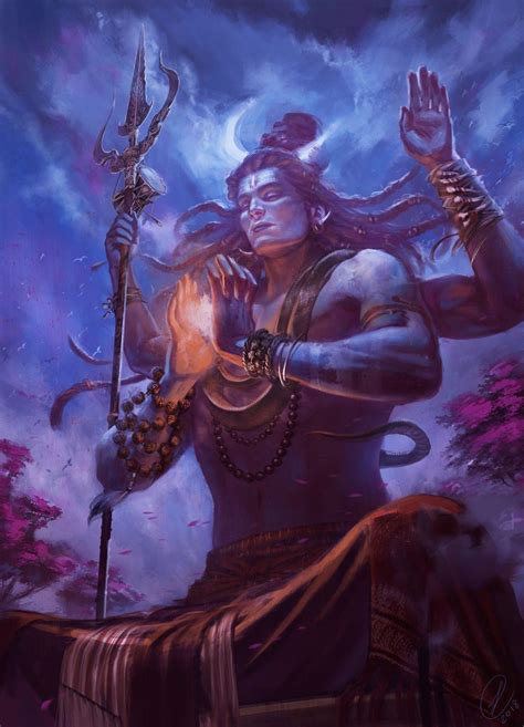 Hindu God Shiva The Destroyer Land To Fpr
