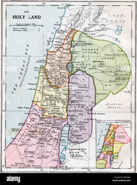 Bible Maps Of The Holy Land