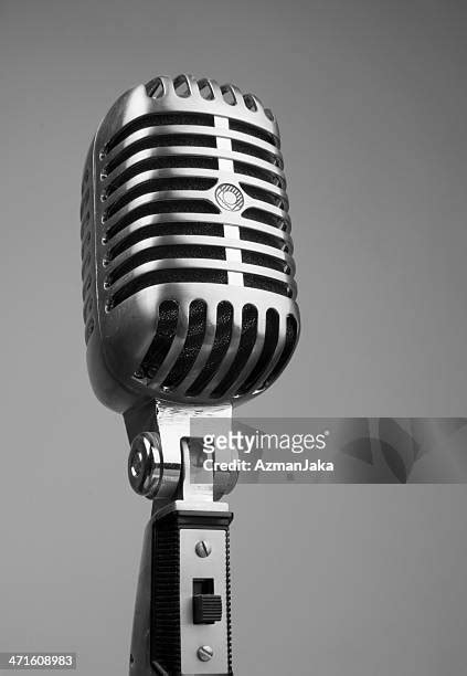 Vintage Radio Station Microphone Photos And Premium High Res Pictures