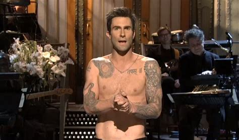 Must See Moments From Adam Levine S Excellent Saturday Night Live Glamour
