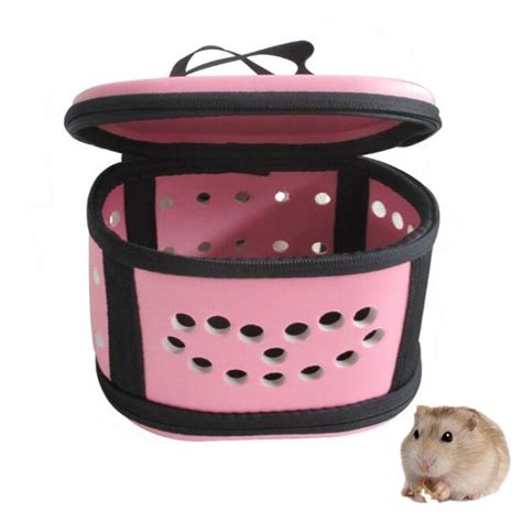 Hamster Carrier For Dwarf Hamster Portable Travel Carrier Pinka Secure