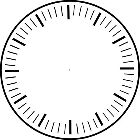 Printable Clock Face Without Hands Clipart Best