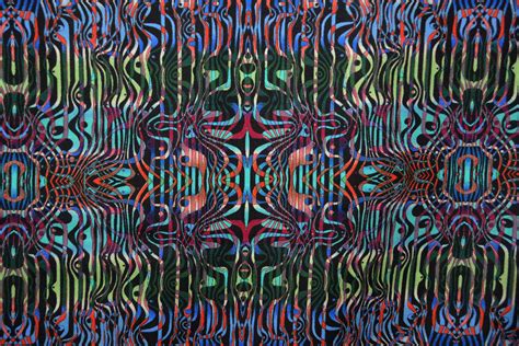 Paula Nadelstern Fabric Fabracadabra Benartex Psychedelic Fabric Abstract
