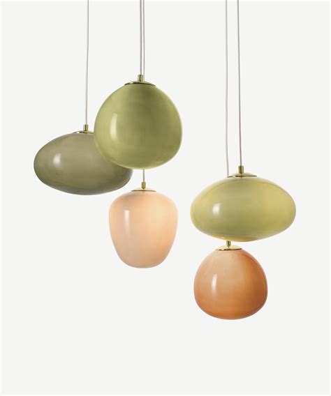 Adrianne 5 Cluster Pendant Light Green Glass And Brass Cluster Pendant Lighting