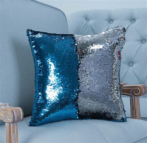 Reversible Sequin Mermaid Pillowcase Magical Color Changing Pillow