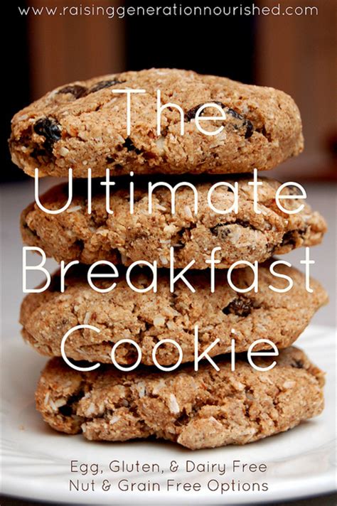 These recipes for main dishes, desserts, and snacks are delicious and comforting. The Ultimate Breakfast Cookie :: Dairy, Egg, Gluten & Refined Sugar Free :: Nut & Grain Free ...