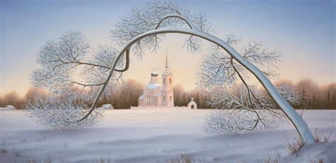 Winter Church By Uvar On Deviantart