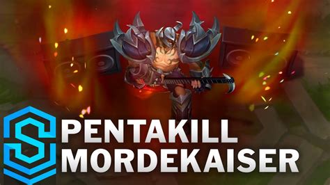 Pentakill Mordekaiser 2019 Skin Spotlight League Of Legends Youtube