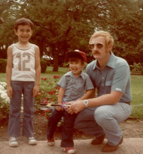 dad my brother me and my dad sometime in the late 1970s… flickr