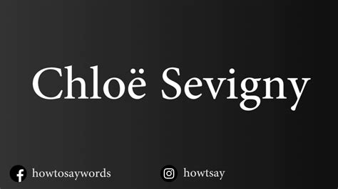 Listen and learn how to say the word bourgeois correctly in english and french, with french winemaker julien, how do you pronounce free pronunciation. How To Pronounce Chloë Sevigny - YouTube
