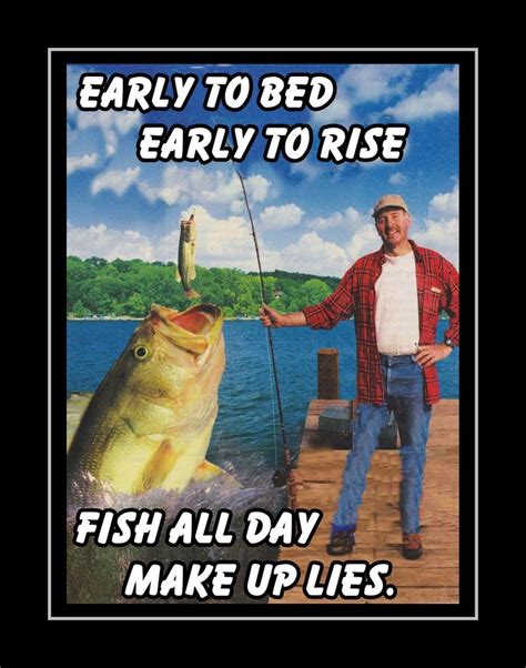 Funny Fishing Poster Mens T Cheeky Liar Wall Art Fish