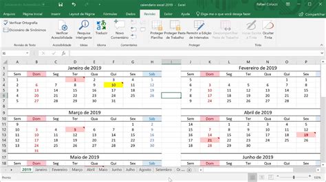 Calendario 2021 Excel Como Fazer Calendario No Excel 2020 Excel Vrogue