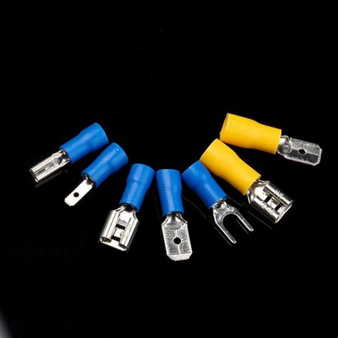 120280pcs Cold Pressed Terminal Cable Lugs With Sleeves Female Male