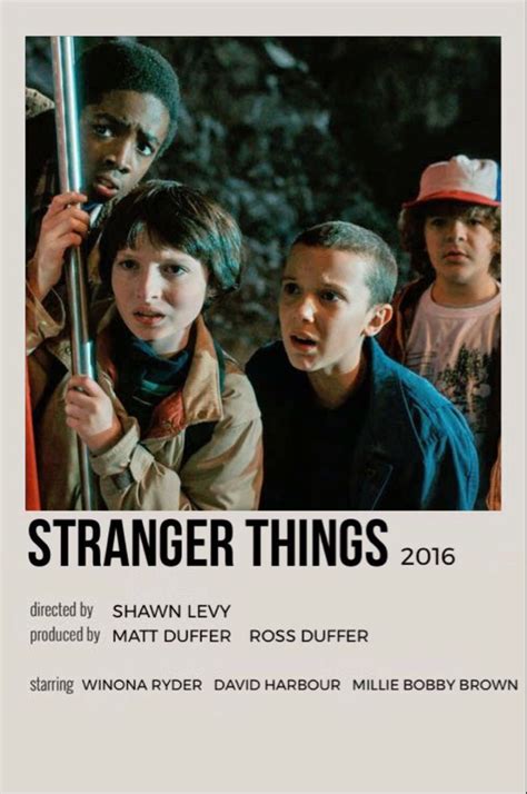 Stranger Things Movie Poster Stranger Things Film Posters Minimalist