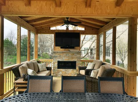 Create your own al fresco dining space without the nuisance of pesky bugs by adding a. How to Enjoy Your Outdoor Living Space This Fall ...