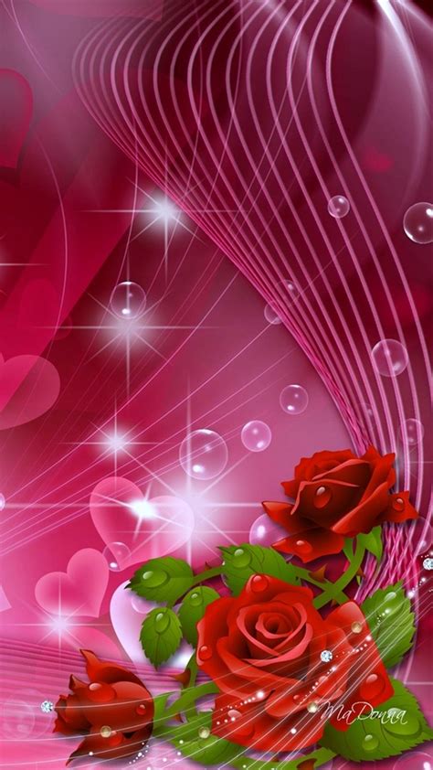 Love Roses Wallpaper Download Mobcup