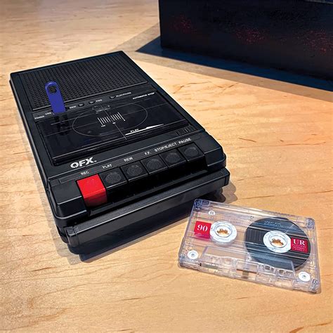 Buy Qfx Retro 39 Shoebox Tape Recorder Tape Deck Usb 20 Built In