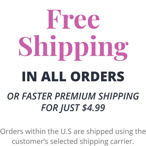 Free Shipping In All Orders
