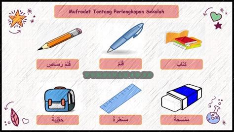 Bahasa Arab Peralatan Sekolah Raja Tafsir