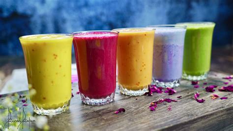 5 Types Of Lassi Rainbow Lassi Chef Kunal Kapur