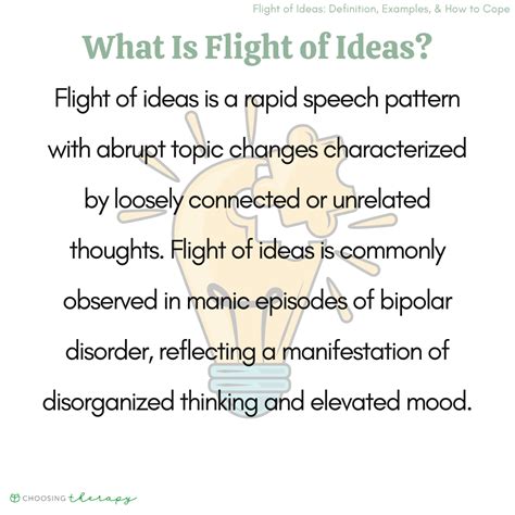 Understanding The Flight Of Ideas Thought Process