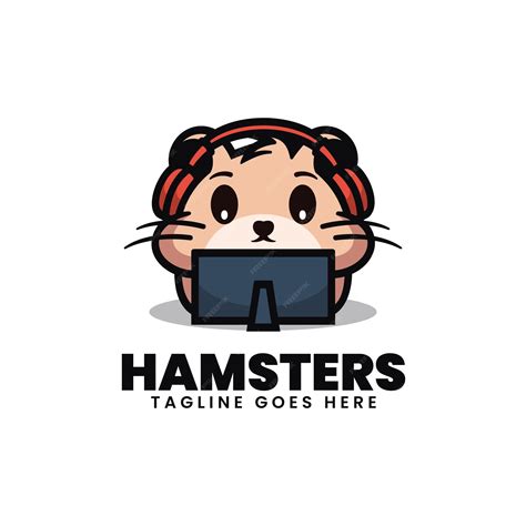 Premium Vector Vector Logo Illustration Hamsters Mascot Cartoon Style