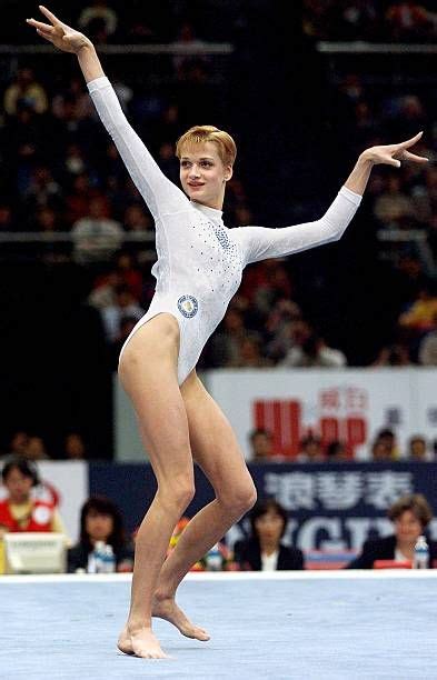 Russias Svetlana Khorkina Performs In The Floor Apparatus Final 16 October At The 34th World