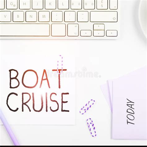 Handwriting Text Boat Cruise Business Concept Sail About In Area