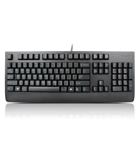 Lenovo Ku 1619 Black Usb Wired Desktop Keyboard Business Keyboard For