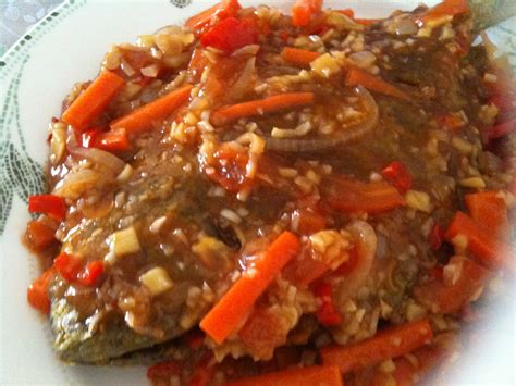 Resepi ikan bawal masak masam manis ala thai. .::Haha No Aji::.: Ikan Bawal Masak Masam Manis