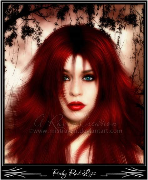 Ruby Red Lips By Mistraven On Deviantart