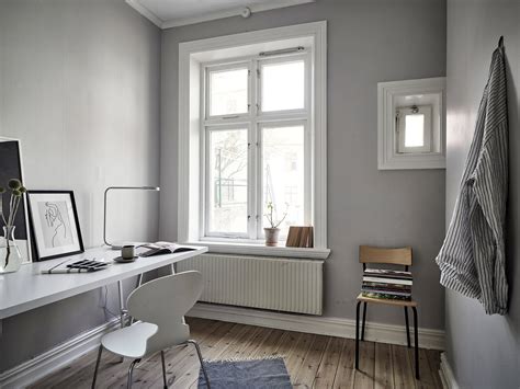 Simple Grey Office Space Coco Lapine Designcoco Lapine