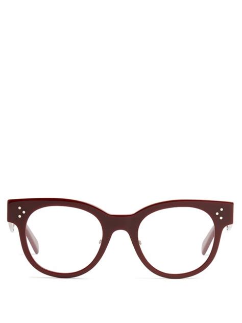 D Frame Acetate Glasses Celine Eyewear Matchesfashion Uk