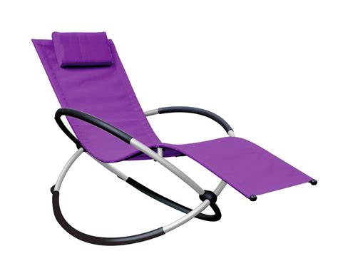 Find images of garden chairs. Orbital Relaxer Rocking Garden Chair - Purple - £64.99 ...
